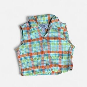 Colorful 90’s Cropped Vest